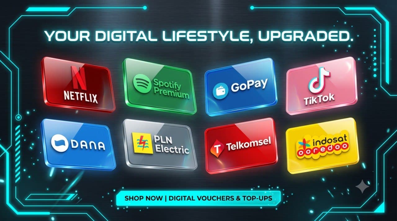 Pusat Kebutuhan Digital Terlengkap & Termurah!